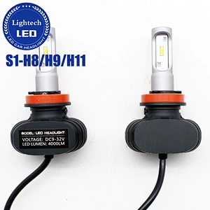 Car Led Headlight S1 H1 H3 H7 H9 Light Bulb