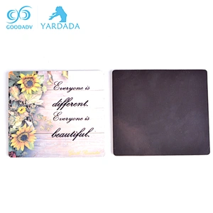 Souvenir Gift Tinplate Fridge Magnet,Square Full Color Printed Fridge Magnet