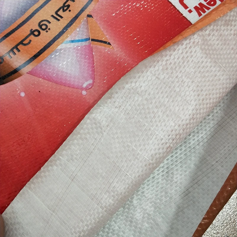 Custom color printing woven bag is used for washing powder packing