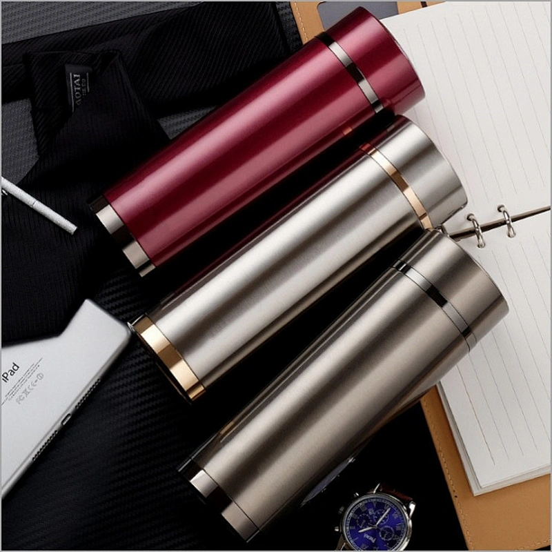 304 Stainless Steel Insulated Vacuum Cup Quality Business Tea Cup with Filter Water Bottle for Promotion Gift