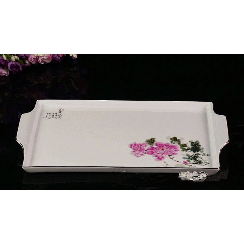 Traditional tea ware bone cup carved floral pattern cup for house