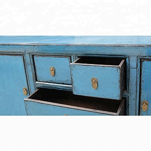 chinese old antique lacquered storage reclaimed sideboard furniture