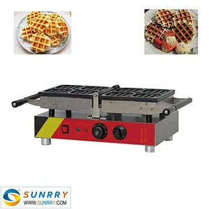Hot sale electric 4pcs syrup pop waffle cake baker