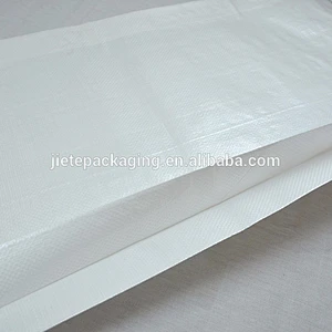 China customized white plastic bopp laminated pp woven seed packaging bag