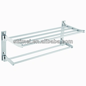 High End Wall-Mounted Towel Rack Decorative Space Aluminum Towel Rack Ladder Style Bathroom Towel Rack KL-HF-8200