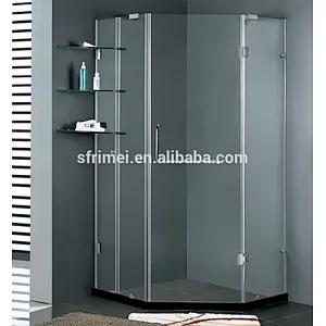 Russian Hotel Whole Transparent Enclosed Shower Room Shower cabin Without Tray