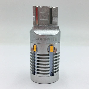LANDJOY S1C tail & turning car lights t20 w21/5w 7443 led amber