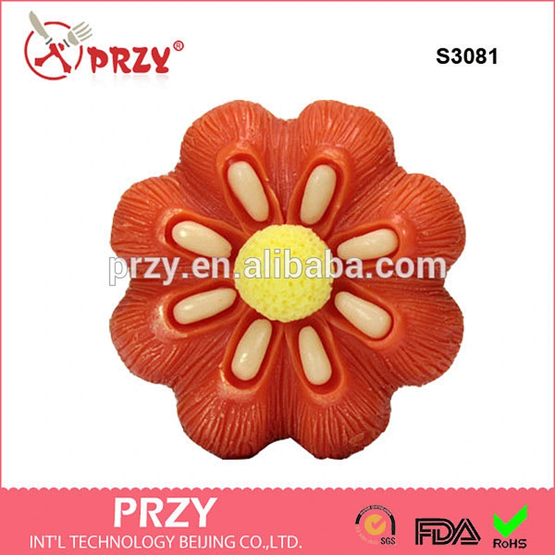 S3081Top selling mangosteen shape silicone soap mold