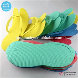 Comfy indoor shoe hotel simple slipper EVA material disposable flip flop
