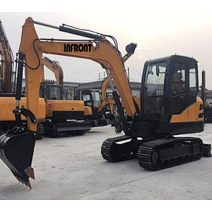 Directly manufacturer 6.5T 6.5 Ton mini hydraulic crawler excavator YFE65  with cheap price
