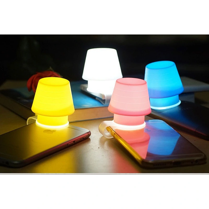 Eco-friendly silicone lamp for cell phone