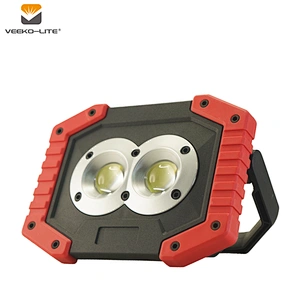 2018 HOT SELLING HANGABLE RECHARGEABLE PLASTIC 500 LUMENS WORKING LIGHT 3.7V 2200MAH LI-ION BATTERY OR 4AA BATTERY