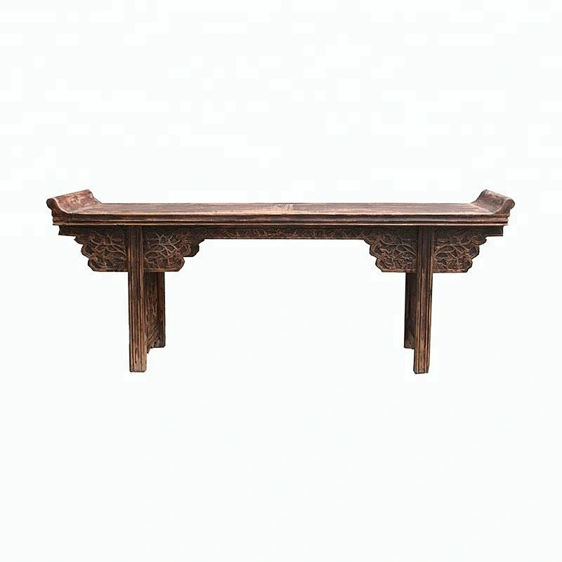 chinese antique rustic old elm altar table living room furniture