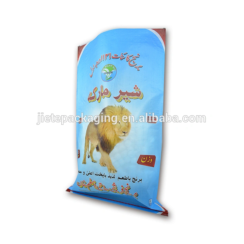 Sell well customized bopp laminated 20kg woven rice packing bag sack for flour,grain,feed,bean