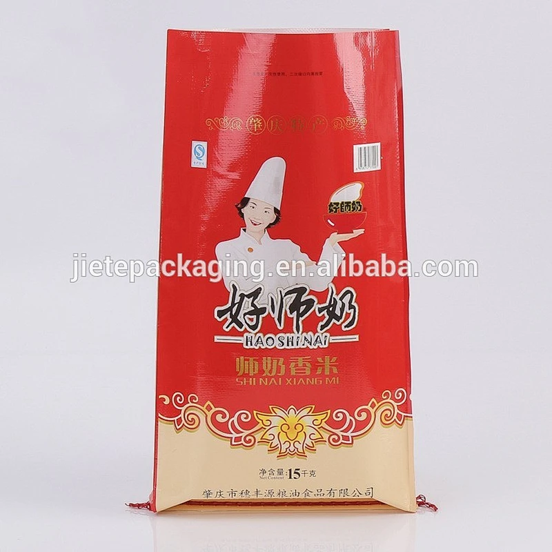 special transparent polypropylene pp woven bag for packaging rice 15kg 25kg
