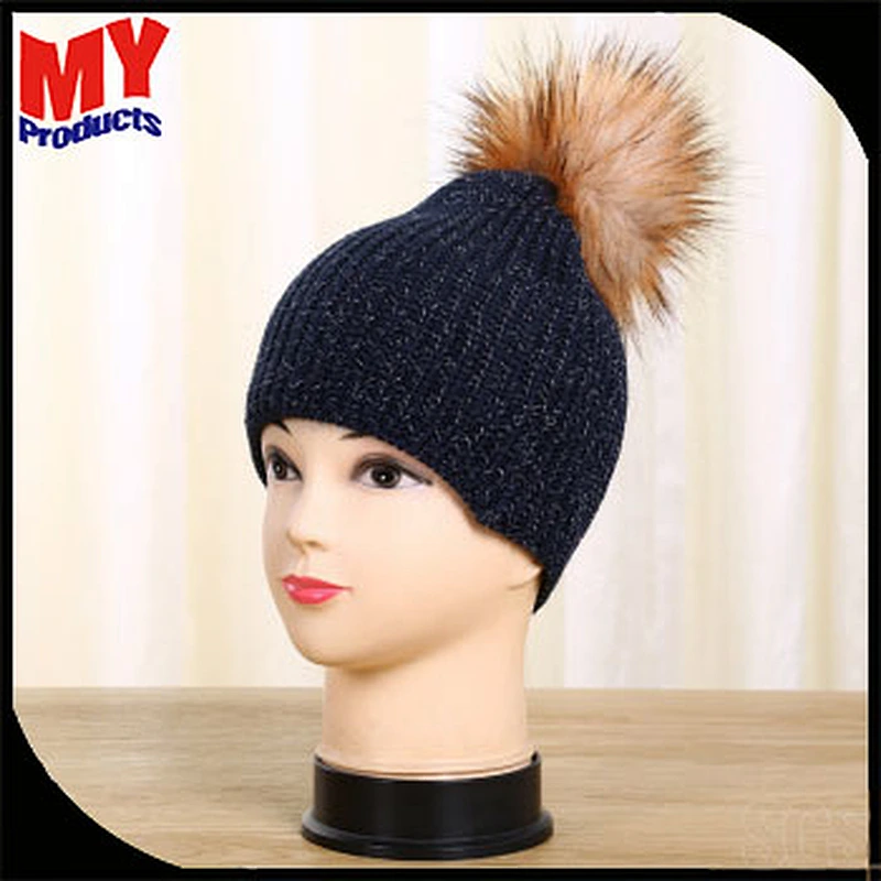 Unisex knitted hat with custom label cheap hot sale knit acrylic hat for adult