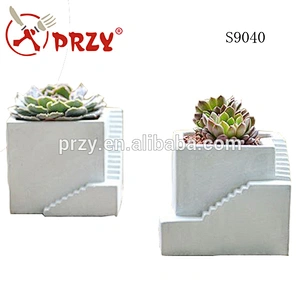 S9040 silicone molds concrete planter molds decorative Concrete Pot Molds Flower pot craft for sale
