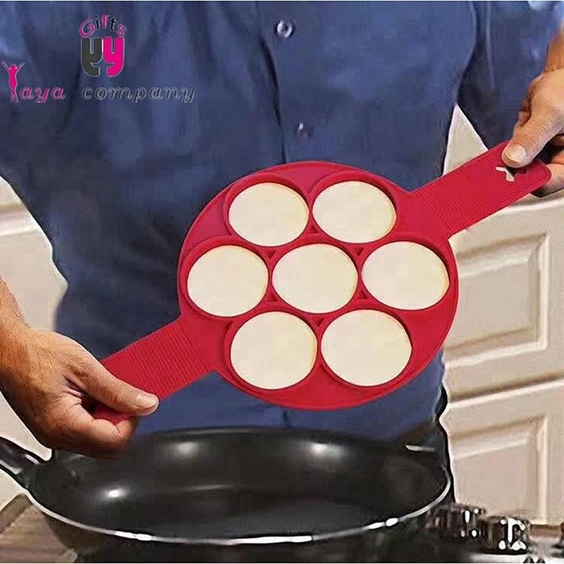 Wholesale FDA Approved 7 holes Muffin Pan Silicone Cake Mould