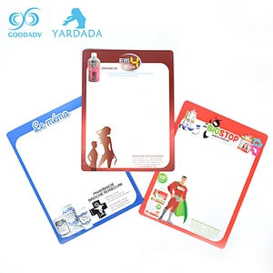 Beautiful child full color printing magnetic writing board with marker pen
