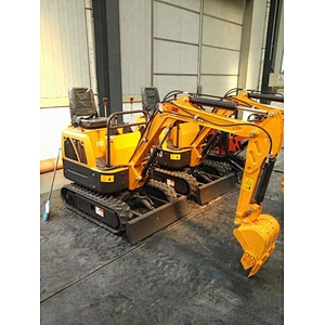 0.8 ton mini crawler excavator with rubber tract bucket capacity 0.03m3