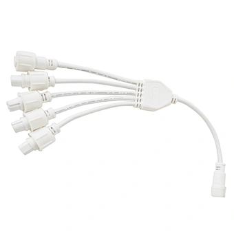 4 Pins Y Type Waterproof Connector 1 To 3 1 To 4 Cable Splitter