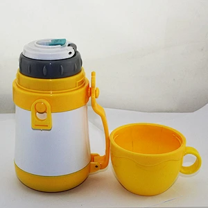 Novel Style Vacuum Flask Double Wall Coffee Mugs Stainless Steel Vacuum Cup Large Caliber Children's Water Bottle