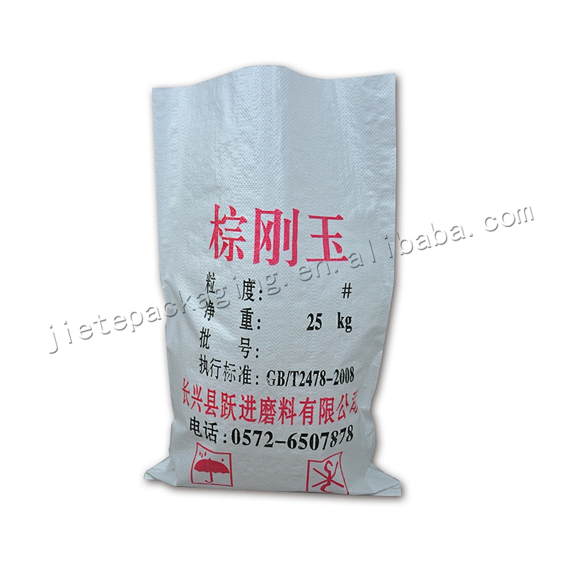 Moisture proof white pp woven cement,fertilizer packaging bag plastic sack with bopp laminated