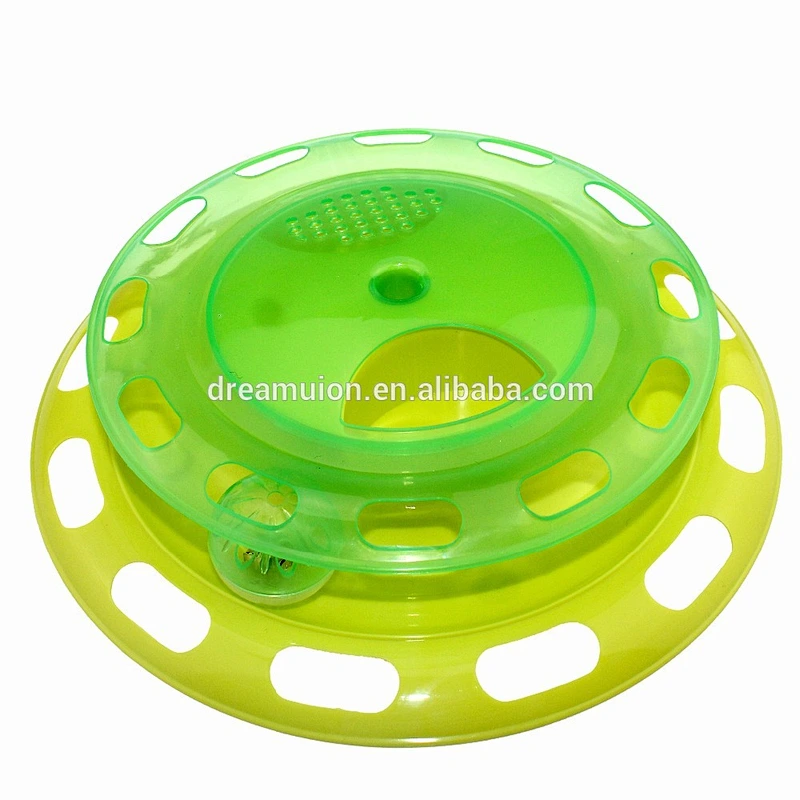 Pet Dog Cat Kitten Interactive Turntable Toy, Treat /Food Dispenser Brand New
