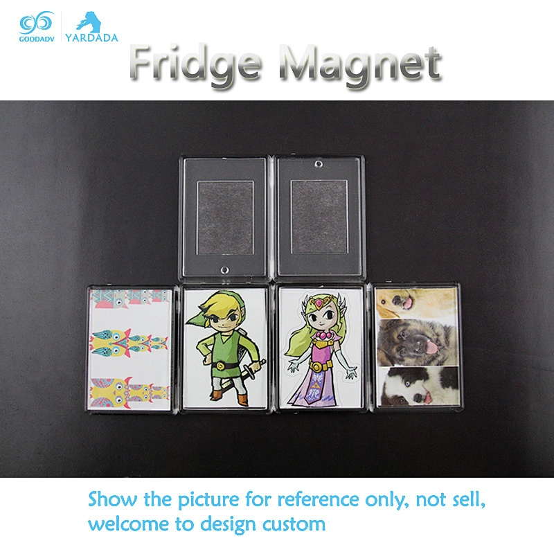 High quality custom made plastic magnetic fridge , replaceable fridge magnet, advertising promotional gift welcome to customize.