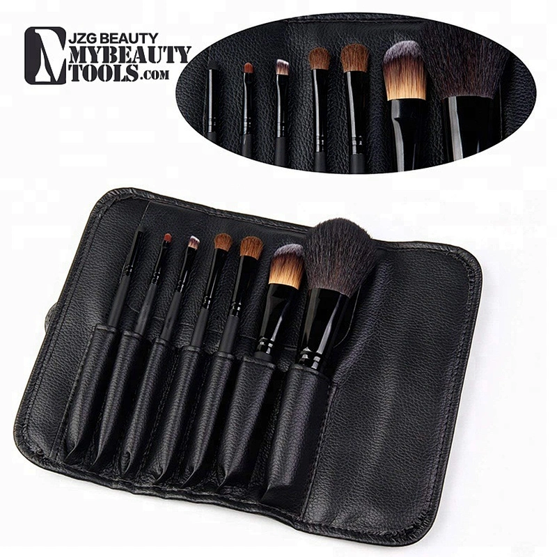 7pcs Makeup Brushes Set For Women Professional Soft Face Lip Eyebrow Shadow Makeup Brush Set Kit With PU Leather Bag