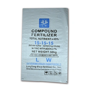 Guaranteed quality pp woven fertilizer packaging bag 50kg