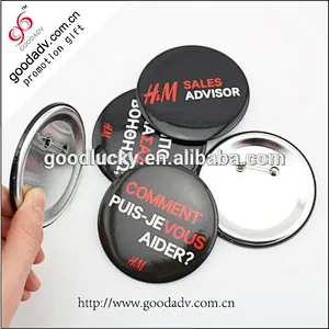 tinplate badge custom button badge pin for kids