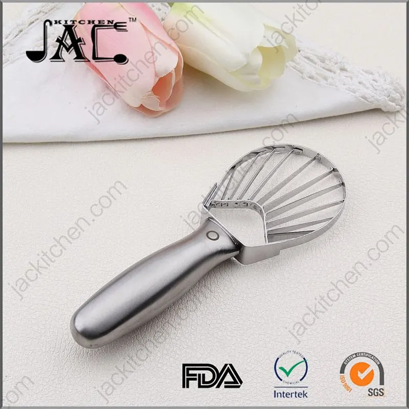 Manual Durable Stainless Steel Avocado Cutter With Metal Handle