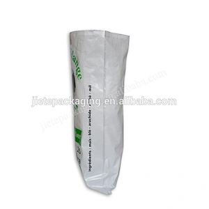 Agricultural use customized white plastic pp woven livestock animal feed bag for cow, sheep or goat