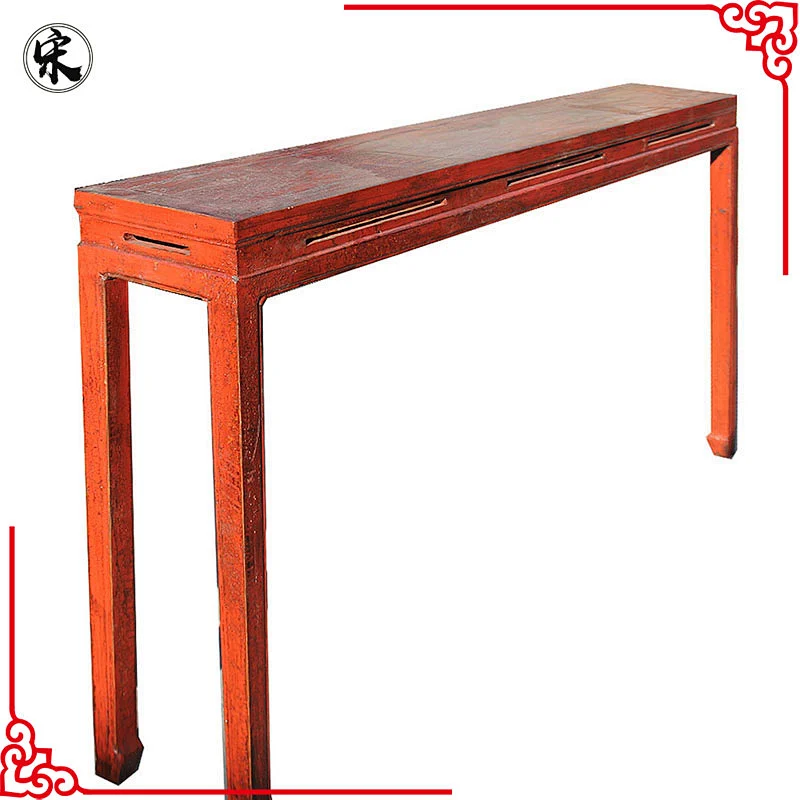 beijing chinese antique wooden vintage kitchen table, living room furniture