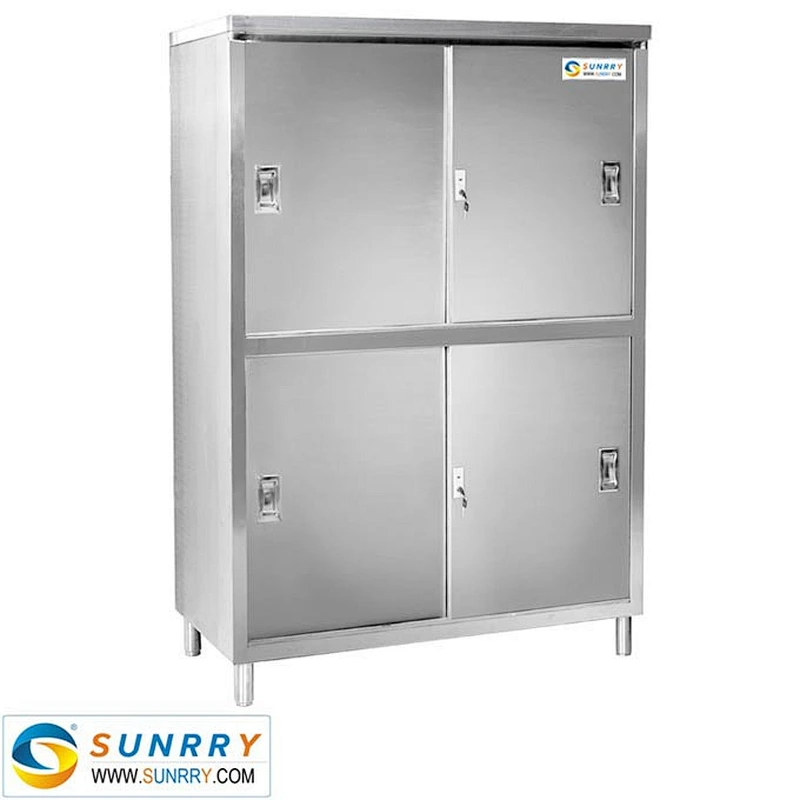 New Design Ready Made Stainless Steel Safety Dining Room Side Cabinet and Kitchen Cabinets with 4 Doors