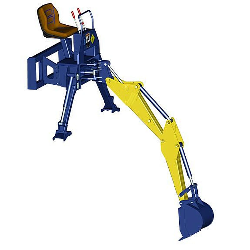 IFT300 skid steer loader attachments 3 point backhoe with bucket for sale