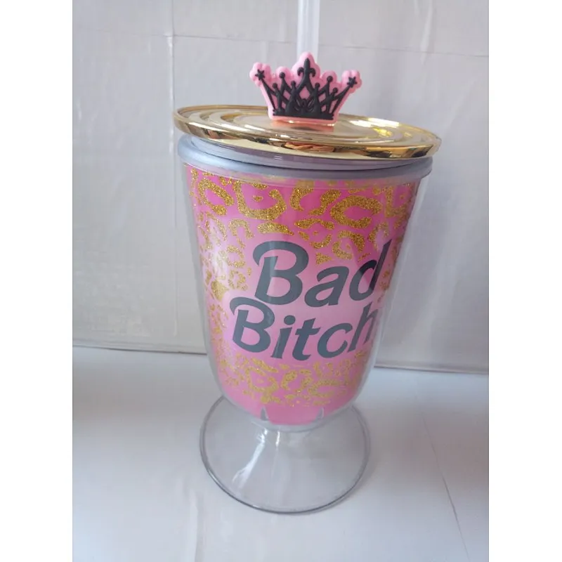 High Heel Plastic Tumbler Plastic Cup