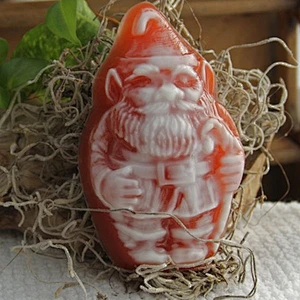 Santa Claus silicone mold for soap, christmas mould