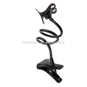 Flexible Long Arms Lazy Stand Clip Holder For Mobile Phone Desktop Table Bed Car