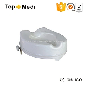 Rehabilitation therapy supplies Bathroom Safety Plastic Toilet Seat Raiser for handicapped and adult