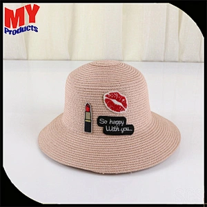 Straw hats 2017 for lady cute pattern straw hats