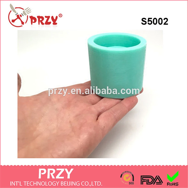 S5002 Silicone circular Mold silicone mold 3d vase Multi meat plant cement flower pots European style multi flower pots mould