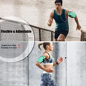 Sports Armband,Multifunctional Pockets Exercise Workout Running Waterproof Arm Bag