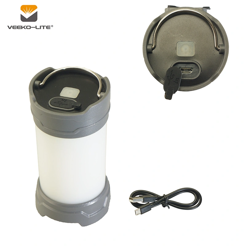 2018 HOT SELLING USB RECHARGEABLE 120 LUMENS CAMPING LANTERN 3.7V 2200MAH LI-ION BATTERY