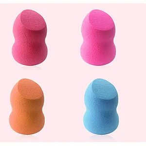 Wholesale gourd shape makeup sponge puff latex free sponge makeup