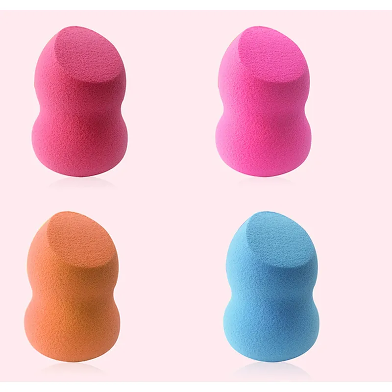 Wholesale gourd shape makeup sponge puff latex free sponge makeup