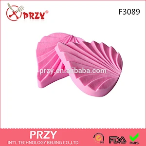 F3089 PRZY Leaf silicone cake mold-toxic green fondant cake baking mould