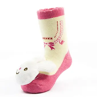 Oem Custom 3d cartoon pattern newborn cotton ankle socks non slip infant rubber sole toddler Socks baby cute kids