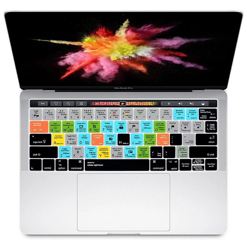 Lightroom Hot key Keypad Cover Ultra- thin key silicone key cover Skins For macbook pro skin Keyboard Protector